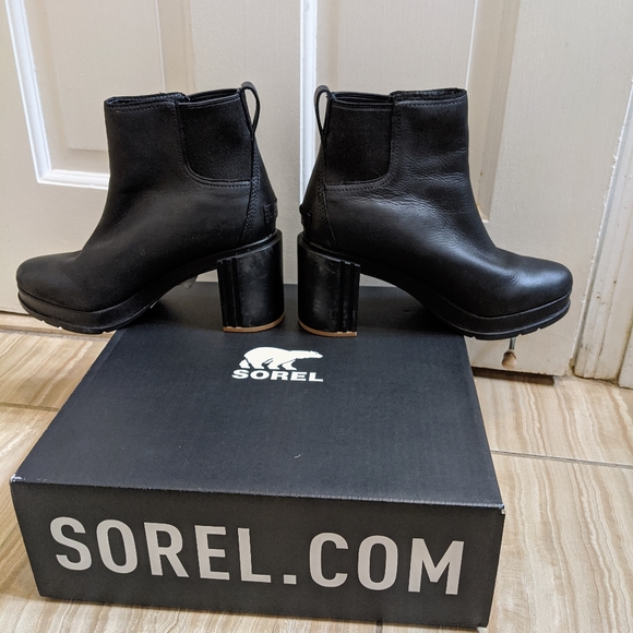 sorel blake bootie black